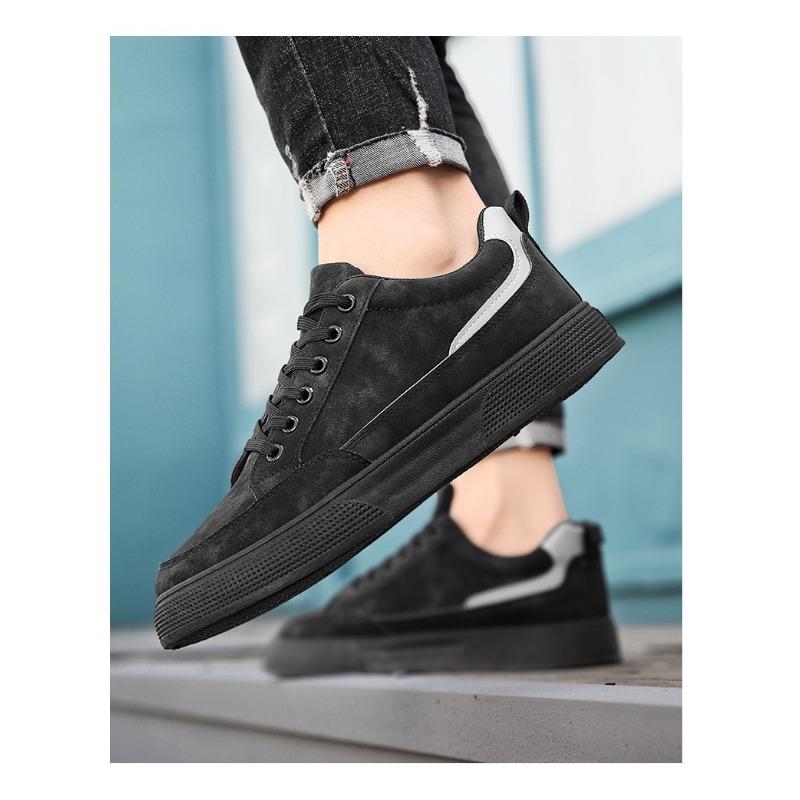 Men‘s Shoes Spring Soft-Sole Casual Versatile Board Shoes Men‘s Work Labor Protection Thick-Soled Wear-Resistant Trendy Shoes.