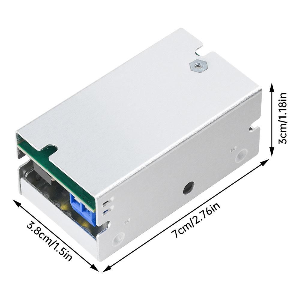 200W 15A DC-DC Step-Down Converter Module  8–55V (60V peak) to 1–36V Step-Down Converter, Aluminium Housing