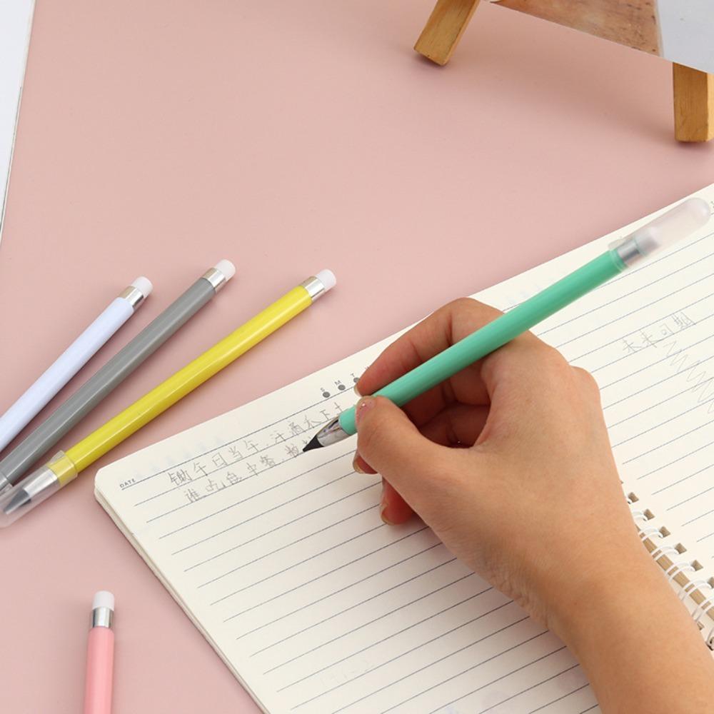 Reusable Unlimited Writing Pencil Solid Color Inkless Pencil Eternal Pencil  Painting Art