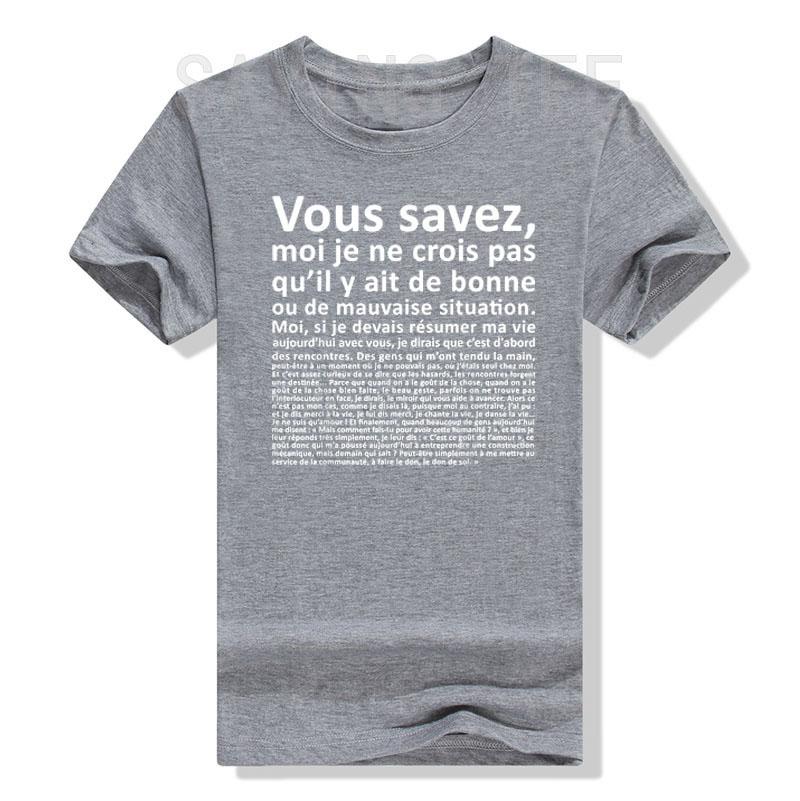 VOUS SAVEZ Monologues D Otis Classic T-Shirt Funny Letters Printed Sayings Graphic Tee Tops Humorous Personality Outfit Gifts