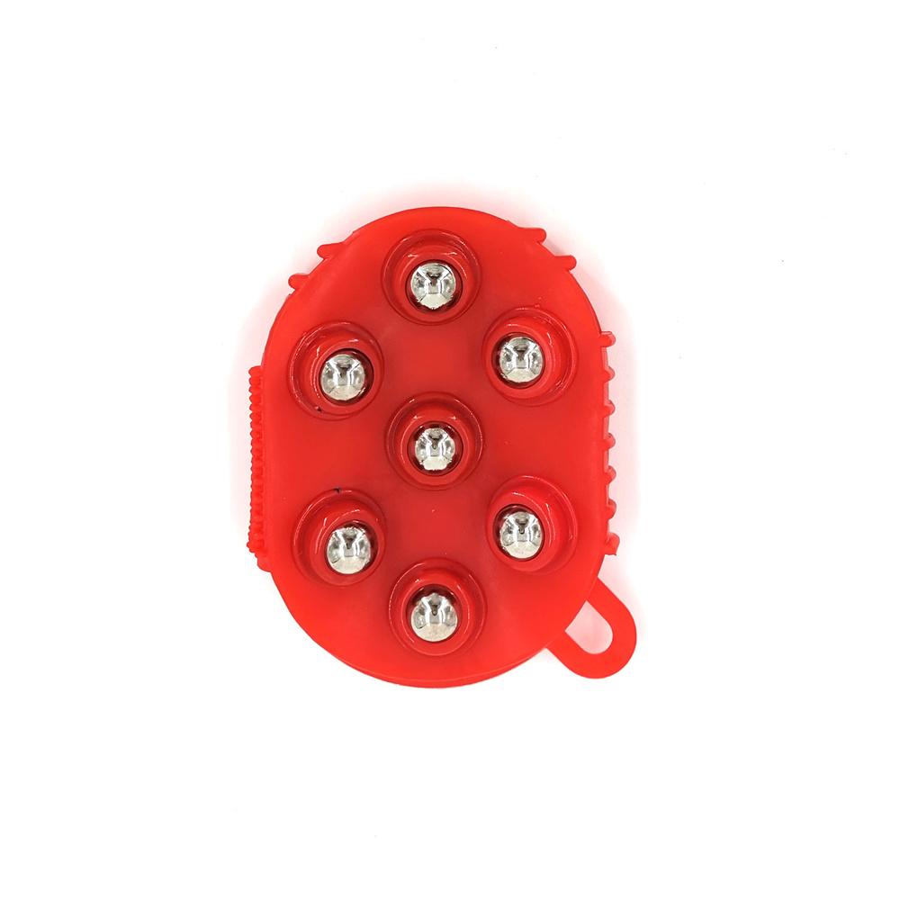 7 Balls Body Massage Glove Roller Ball Anti-Cellulite Muscle Pain Relief Relax Massager For Neck Shoulder Buttocks Health Care