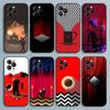 Twin Peaks Fire Walk With Me Phone Case For iPhone 17,16,15,14,13,12,Pro,Max,Plus,E,SE4,Air,Mini Black Soft Cover