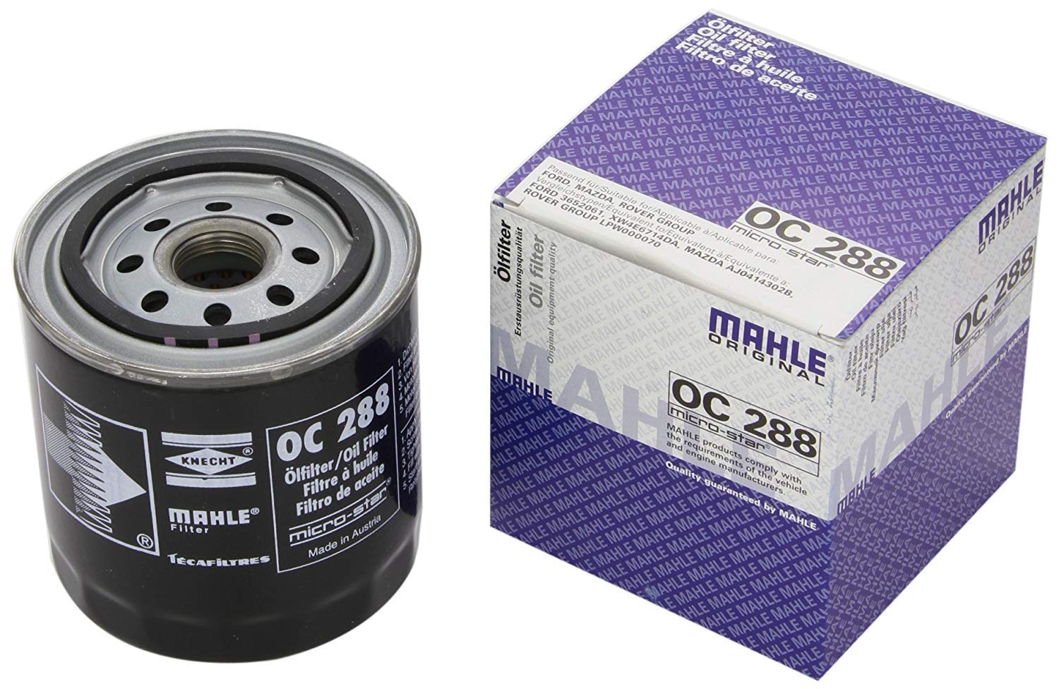 

MAHLE/Oil Element Номер продукта: OC288