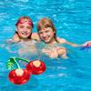 Cherry Inflatable Cup Holder PVC Floating Drink Coaster Lightweight Waterproof Cup Stand for Pool Beach