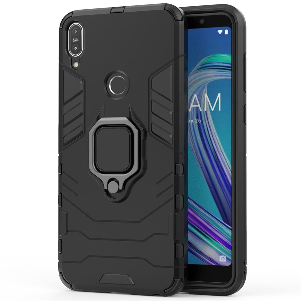 

Чехол для ASUS ZB602KL Для ASUS Zenfone Max Pro M1 ZB601KL ZB602KL Ударопрочный Бронированный Чехол Магнитный Держатель с Кольцом-Держателем Max Pro M1 Max Pro M1 ZB601KL чёрный