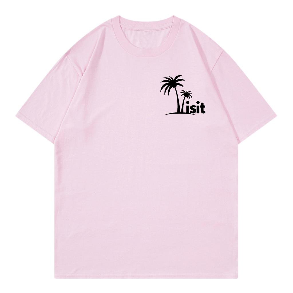 Unisex T-shirt Casual Loose Top Comfortable Round Neck T-shirt