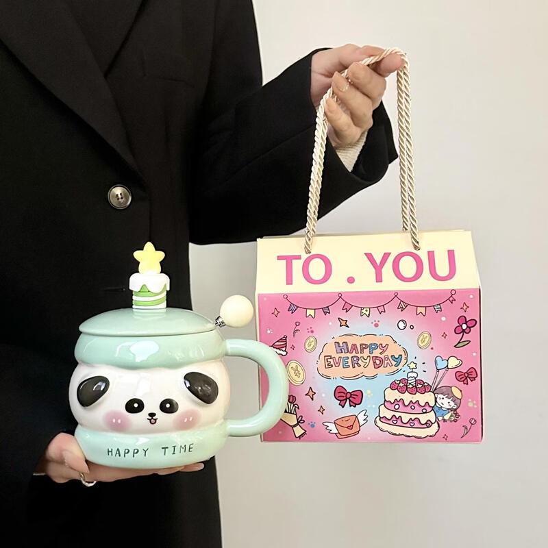 Elegant Ceramic Mug Gift Set with Coaster