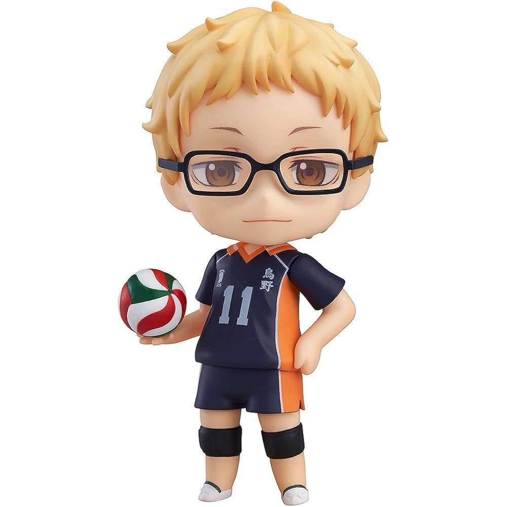 Nendoroid Haikyu!! Tsukishima Hotaru Non-scale Plastic Pre-painted Action Figure 4th Resale