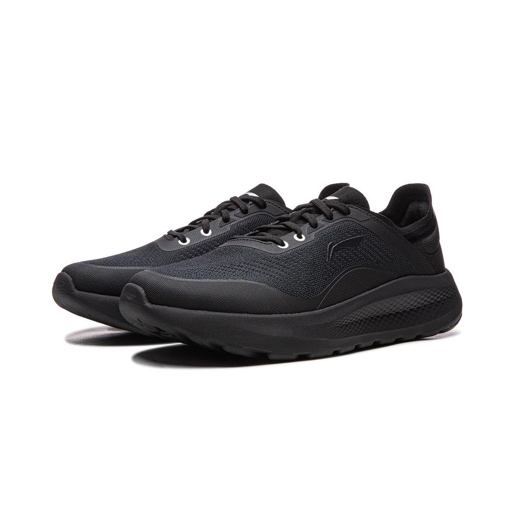 Li Ning Cloud Easy Soft Rebound Refreshing Thick Sole Height Increasing Non-Slip Wear-Resistant Breathable Wrap Low-Top Casual Shoes AGLW053-2