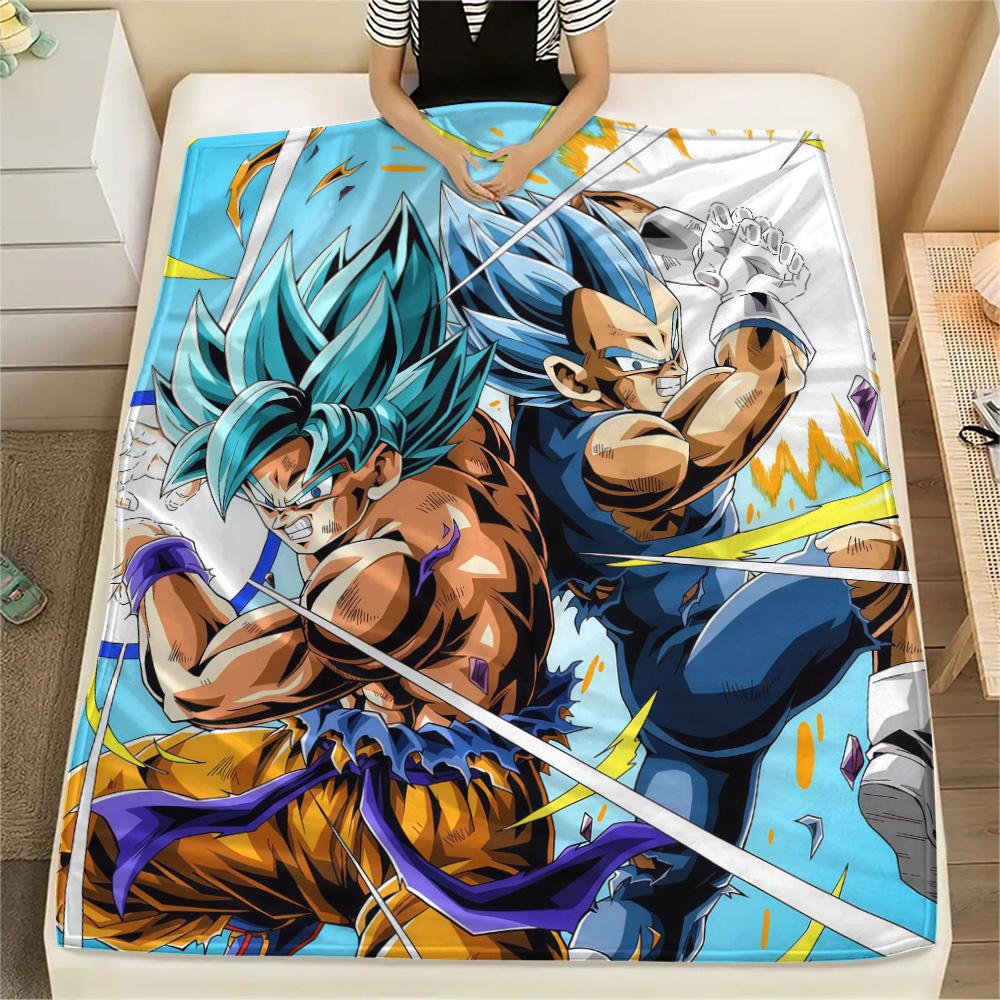 Dragon Ball Flannel Blanket, High quality Comfortable for All Seasons, Home Decor, Warmth and Comfort