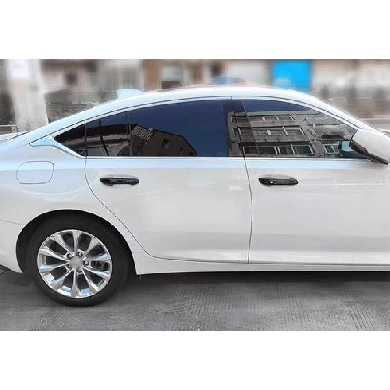 Black Outside Door Handle Cover Trim Fit For Cadillac CT5 CT5-V Luxury 2020-2024