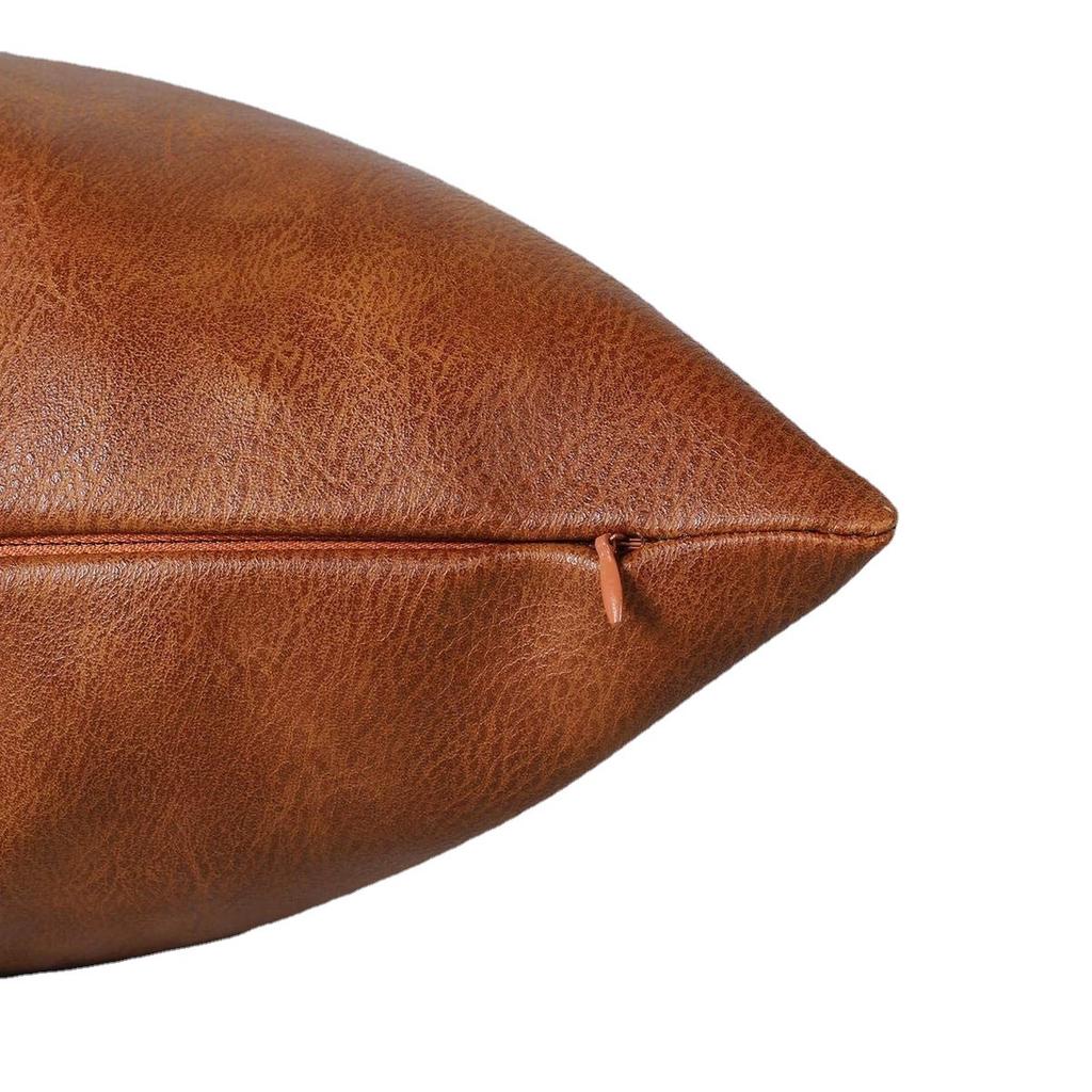 Printed New Leather Pillow Case Cushion Hotel B&B Bedroom Living Room Sofa Decorative Pillow Case Light Luxury