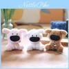 Premium Plush Puppy Keychain Backpack Clip Stuffed Animal Desk Decor For Dog Owners