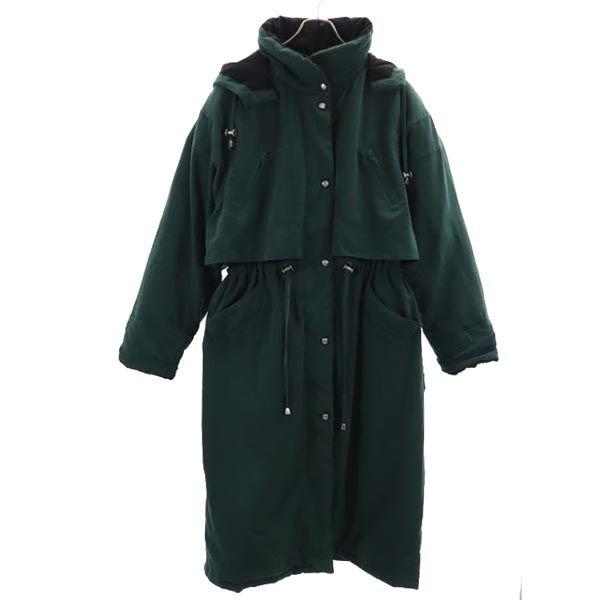 

MULBERRY STREET 90s Old down coat XL green hood Women Used
