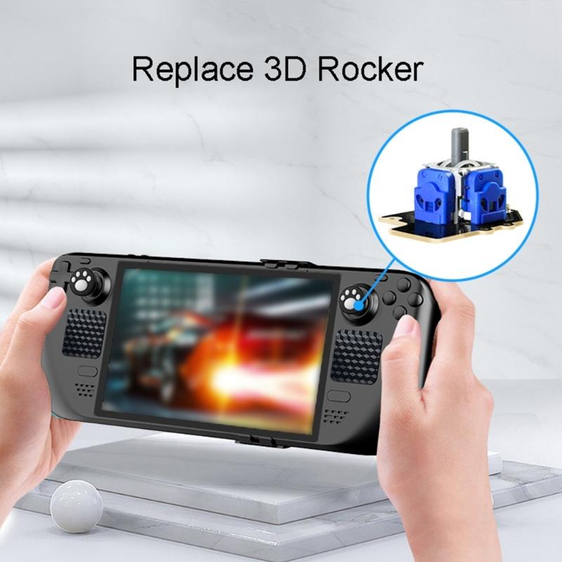 2Pc Electromagnetic Joystick Module for  Left Right Analog Stick Repair Kit Thumbstick Replacement Accessories