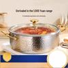 316 Stainless Steel Hammered Hotpot & Soup Pot