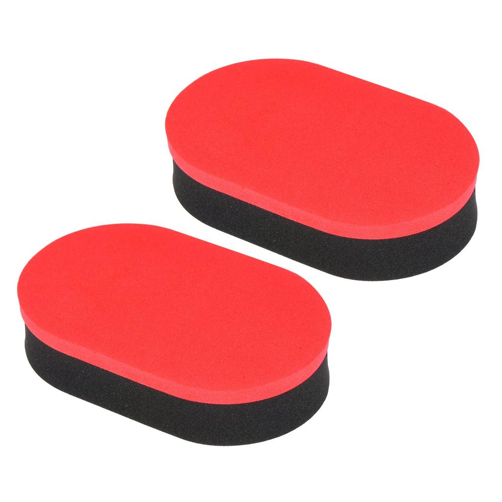 PATIKIL Table Tennis Rubber Ping Pong Cleaning Paddle Racket Black Cleaner, 2-Piece Sponge, Cleaner, Care, Soft, Red,
