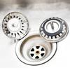 Stainless Steel Sink Drain Strainer Shower Drain Mesh Hair Catcher for Bathroom Bathtub Kitchen Easy to Install