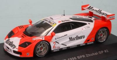 Beltempo PALMA Scale McLaren F1 GTR BPR ZhuHai GP 1996 Finished Product 1/43 #2 (with Decals)
