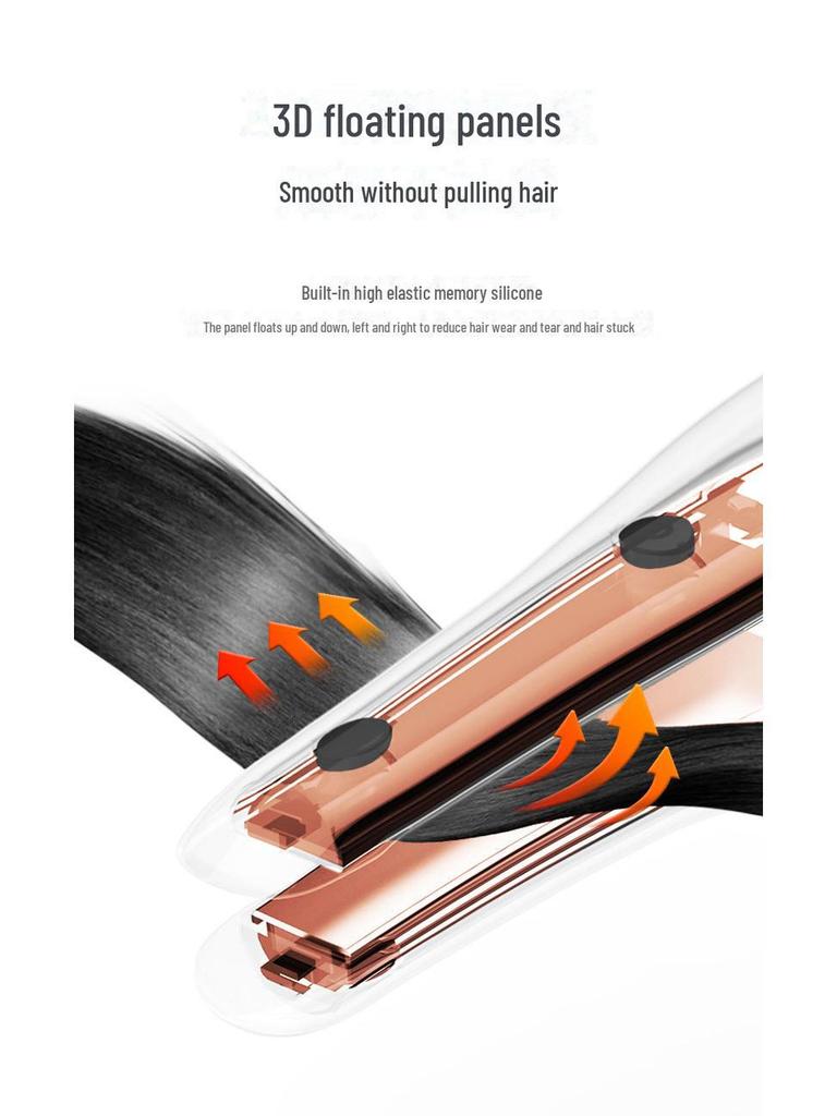 Portable Dual-Use Wireless Hair Straightener with Japanese and Korean Design