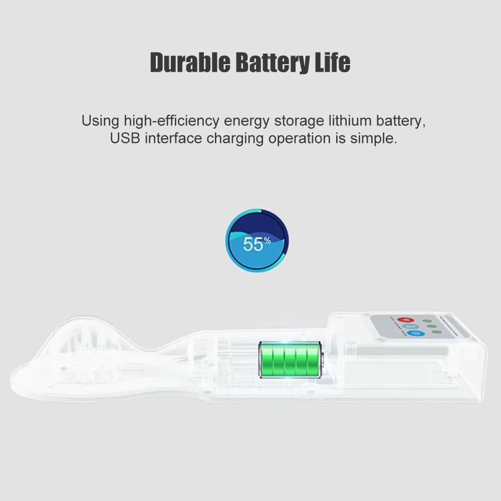 Aparat de Masaj Vibrator cu Căldură și Lumină Roșie pentru Îngrijire Personală și Confort, Aparat pentru Starea de Bine a Bărbaților