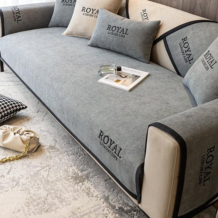 Chenier Sofa Cushion Is Universal In All Seasons, Simple and Modern, New Seat Cushion, Non-slip Seat Cushion, Dust Cover, Cloth Towel.