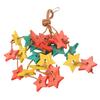 Bird Wood Star Toy Bite Resistant   Wood Star Chewing Toy for Budgies Parakeet Cockatiel Lovebird