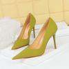 Mode Europa Amerika Einfache Schuhe 2024 Neue Frauen Pumpen Design Prägemuster Mode Party Schuhe Spitz Stilettos Heels 6122-5