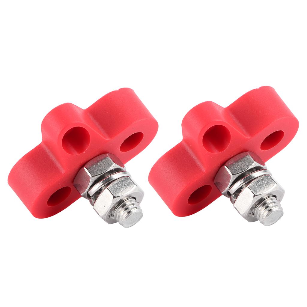 2Pcs Heavy Duty Terminal Stud Power Distribution Negative Post M8 for Trucks RVs Boats