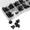 52pcs Black DIY Bear Eyes 12-20MM Doll Safety Eyes Doll Making Hand Made Materials  Handmade Dolls