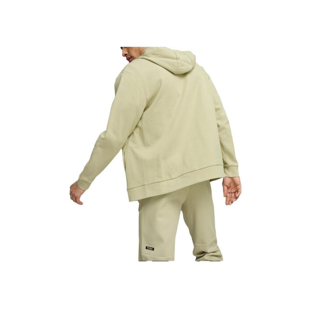 Puma Comfortable Hooded Zip Knit Jacket Men Jackets Gravel-Gray 684093-68