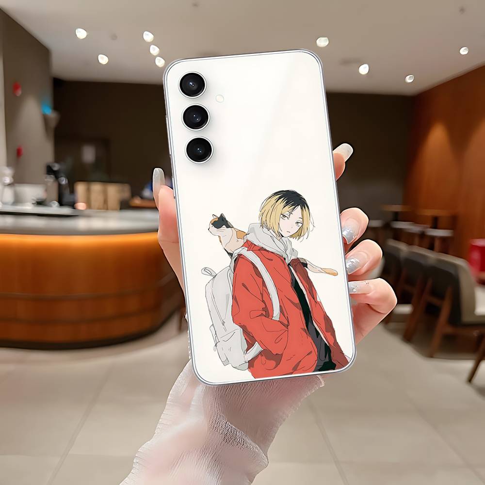 Cool K-Kozume Kenma-S Phone Case For Samsung Galaxy S25 S24 S23 S22 S21 FE Ultra Plus A32 A53 A13 A31 Soft Cover