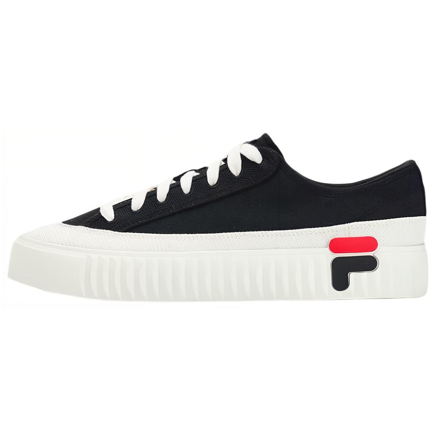 

FILA Gear Cushioning Low top Skateboard Shoes Men s Black White F12M322310FBG 43