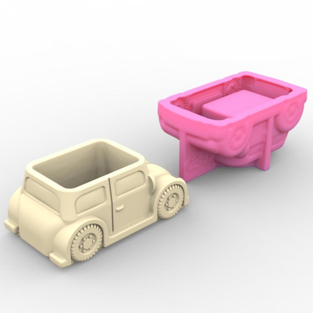 Succulents Flower Pot Resin Silicone Mold Suitable for Diy Garden Concrete Pen Holder Candle Holder Crafts Home Decor