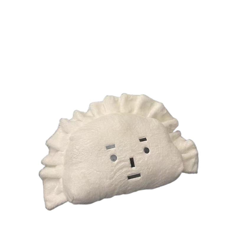 Urocza poduszka do przytulania w kształcie pierożka: Super miękka poduszka na sofę, do biura lub salonu - Idealna do drzemki i podparcia pleców