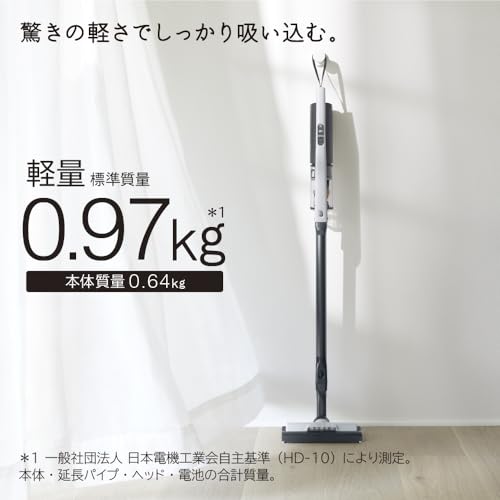 Cyclone Cordless Stick Cleaner Sugokaru Stick Light Gray Hitachi PV-BS1M(H)