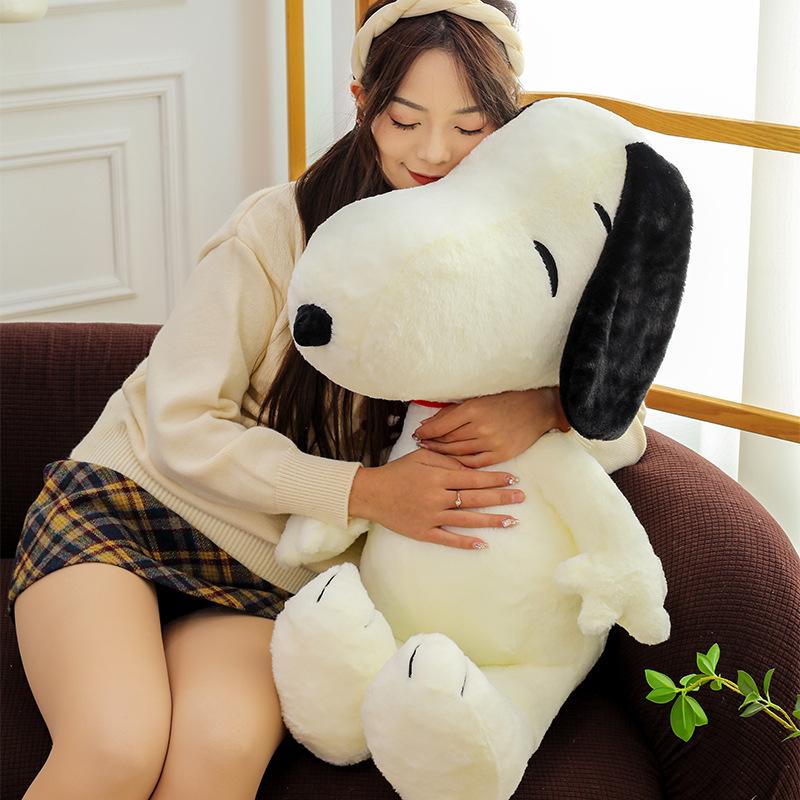Sweater Snoopy Plush Toy Soft Soothing Sleeping Pillow Large Doll Giving Friend Birthday Gift