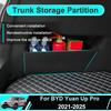 For BYD Yuan Up Pro Atto 2 -2025 2024 Car Trunk Storage Partition Box Side Storage Auto Parts Interior Tools Rear Tidying