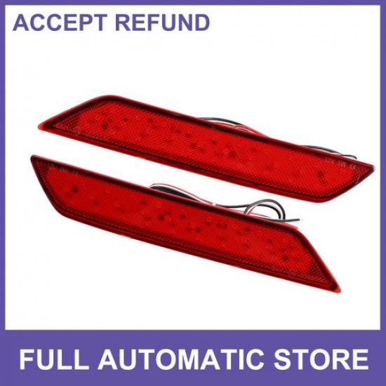 Rear Bumper Reflector Fog Brake Taillight 33555TR0A51 TWO for Honda Civic