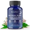 Relax & Sleep Support Capsules, Valerian Root, GABA, L-Theanine, 120 Caps