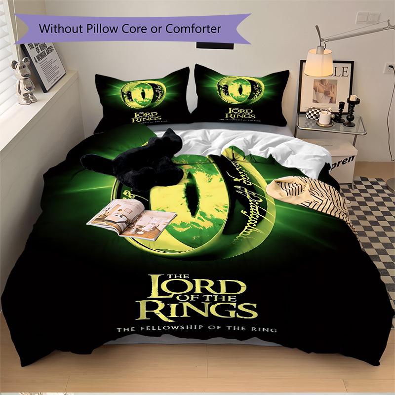 3pcs The Lord of the Rings Duvet Cover Set (1 Duvet Cover + 2 Pillowcases, No Core) - Comfortable, And Breathable Bedroom Decoration Yy251104089