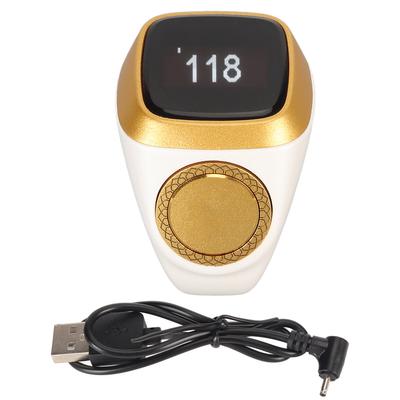 18mm Elektronik Sayaç 0.49in Dijital Ekran Akıllı Sayma Titreşimli Parmak Yüzüğü