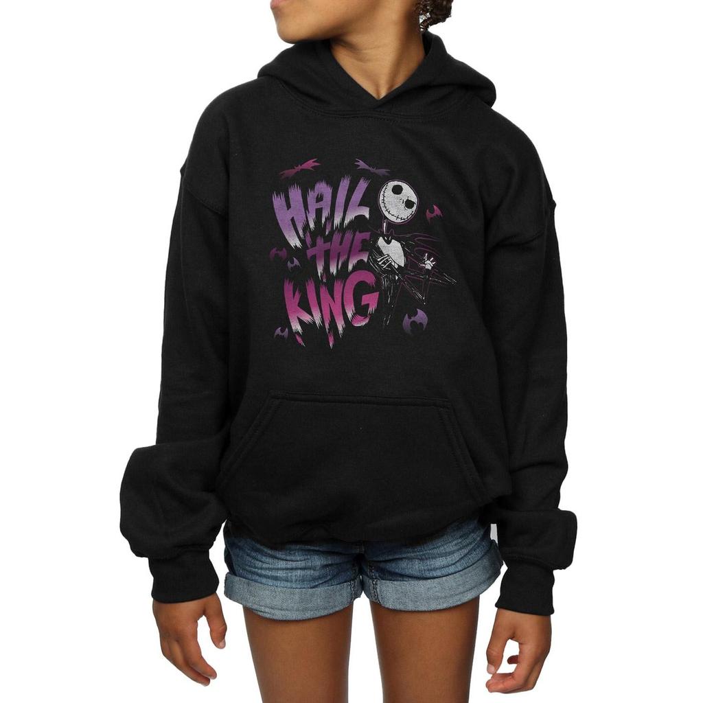 Disney Girls Nightmare Before Christmas Hail The King Hoodie