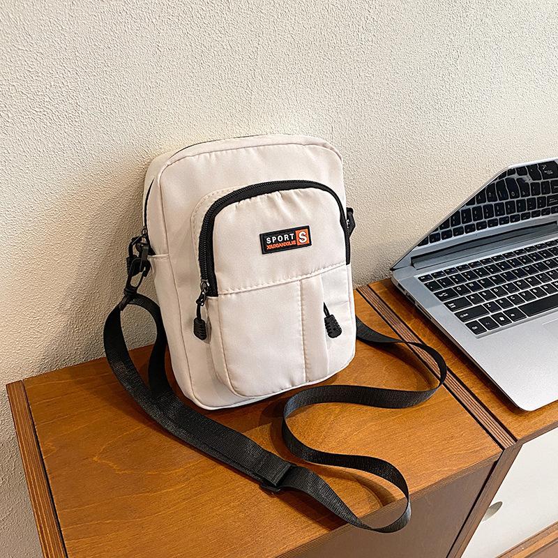 

Summer new fashion simple niche messenger backpack versatile trend travel couple shoulder bag One Size