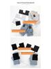 USB-Beheizte Halbfinger-Winterhandschuhe für Herren
