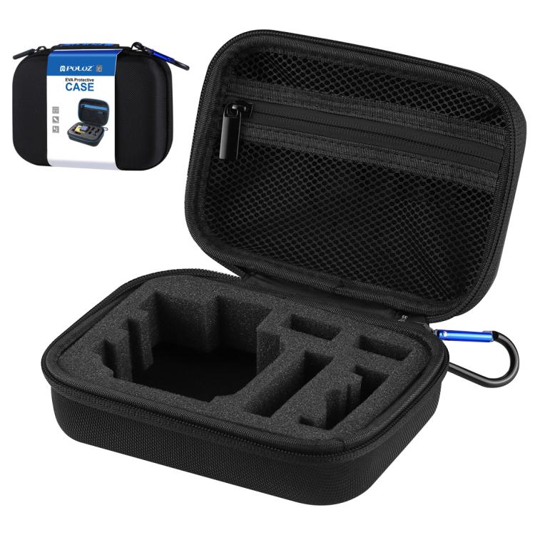 

PULUZ Waterproof Carrying and Travel Case for GoPro, DJI Osmo Action and other Sport Cameras Accessories, Small Size: 16cm x 12cm x 7cm чорний