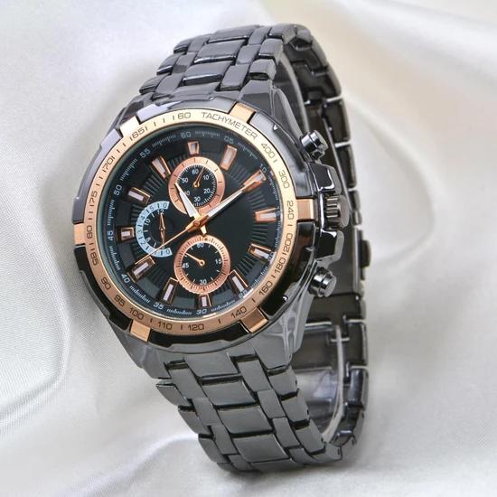 

Мужские наручные часы премиум-класса со стальным ремешком с аналоговым дисплеем