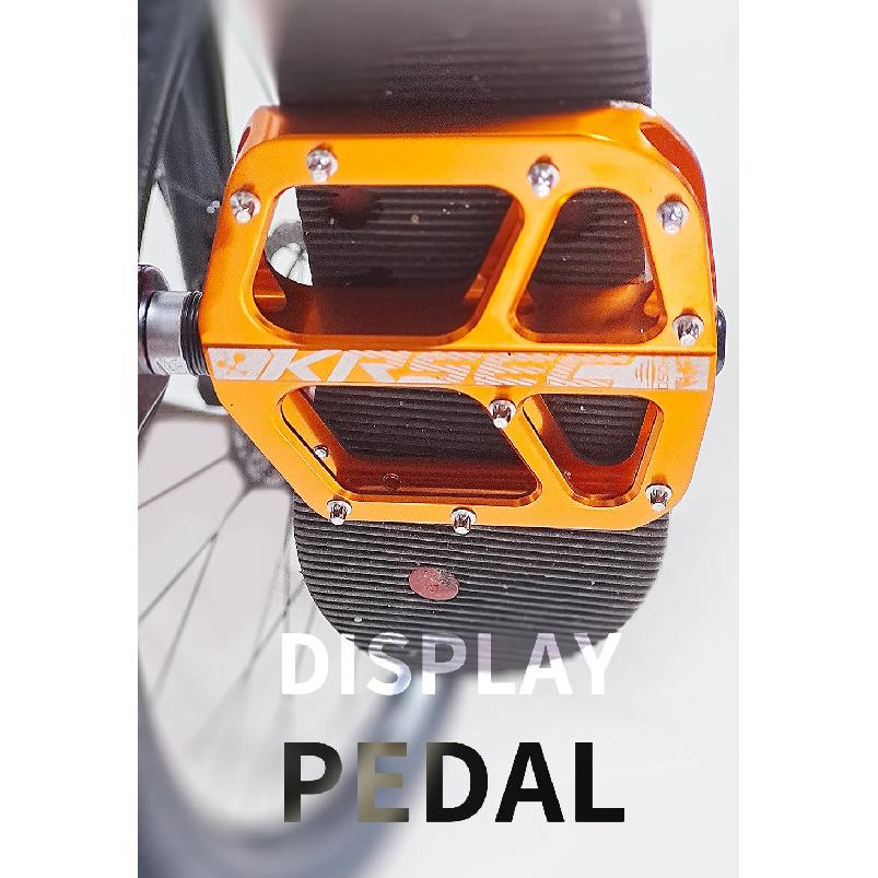 Bike Pedals Mountain Bike Pedal 9/16 Inch Lightweight Bicycle Platform Flat Pedal for BMX MTB Adult Road Bi