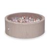 Dry Pool 110x40 Corduroy Light Pink 500 Balls: Transparent, Pearl, Pink Light Pearl, Rose Gold