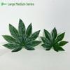 Octagonal Leaf Simulation for Supermarket Fruit Display - Green Decorative Leaves